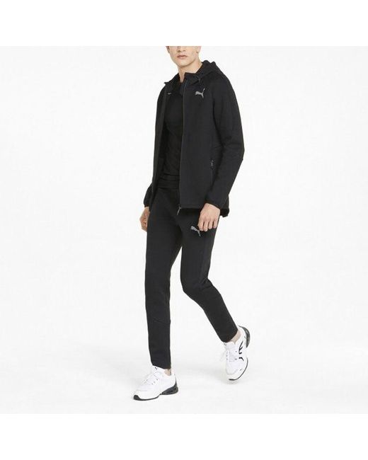 PUMA Black Casual Logo Printing for men