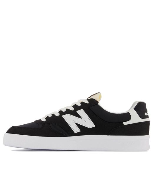 New Balance Black 300 Series Low Top Casual Skate Shoes White