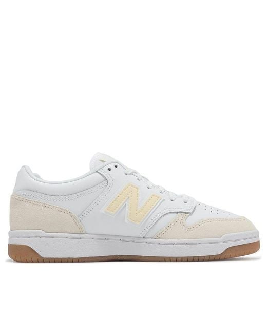 New Balance White 480 Linen' for men