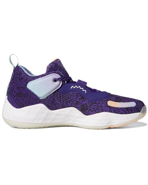 Adidas Blue D.O.N. Issue 3 Gca 'Playground Hoops' for men