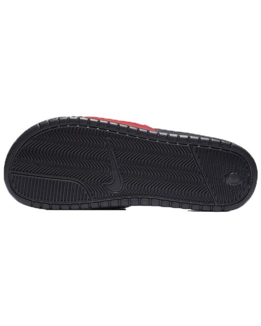 Nike Red Benassi Jdi 'Anthracite' for men
