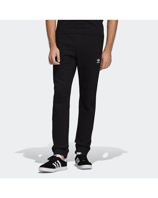 Adidas Black Originals Trefoil Pants For for men