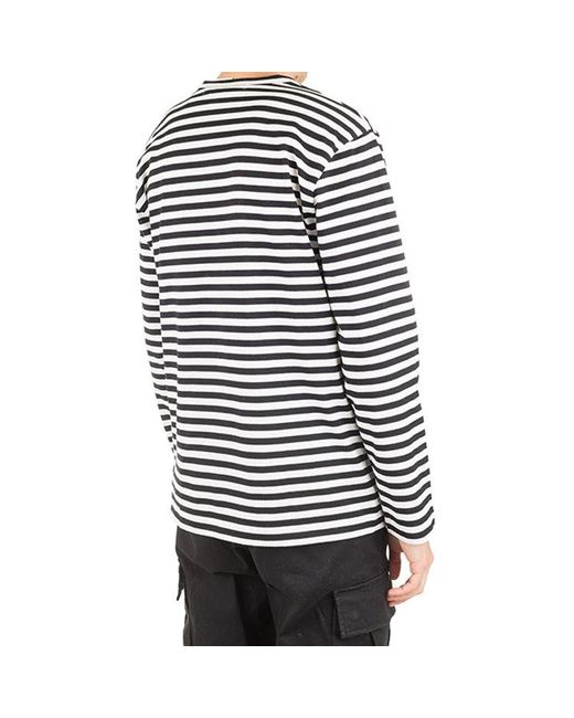 COMME DES GARÇONS PLAY Black Cdg Play Striped for men