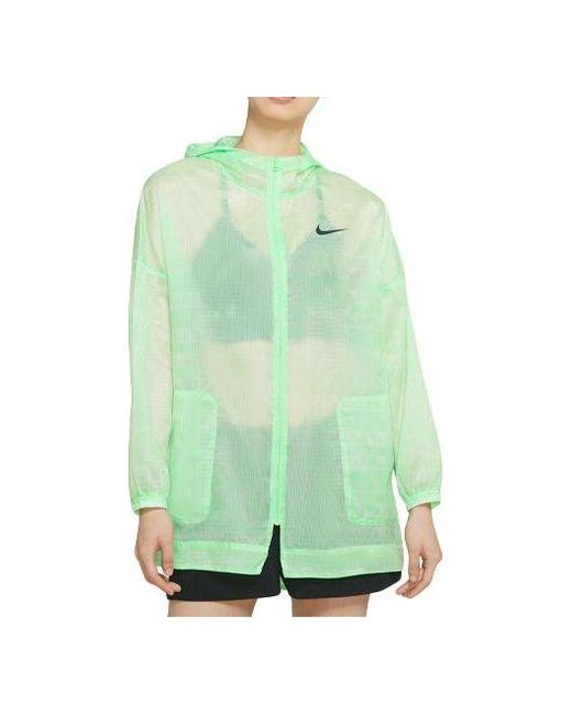 Nike Green Sportswear Jacket Yellow