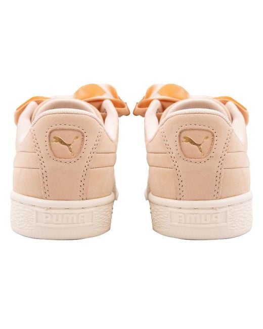 PUMA Pink (Wmns) Basket Heart Soft