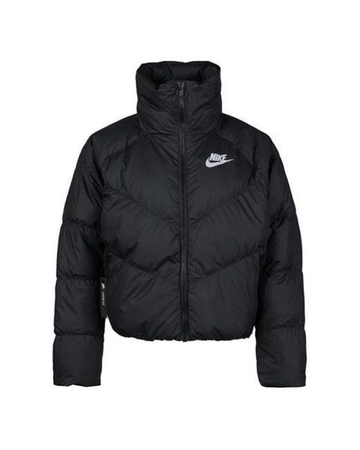 Nike Black (Wmns) Sportswear Windpuffer Therma-Fit Loose Puffer Jacket