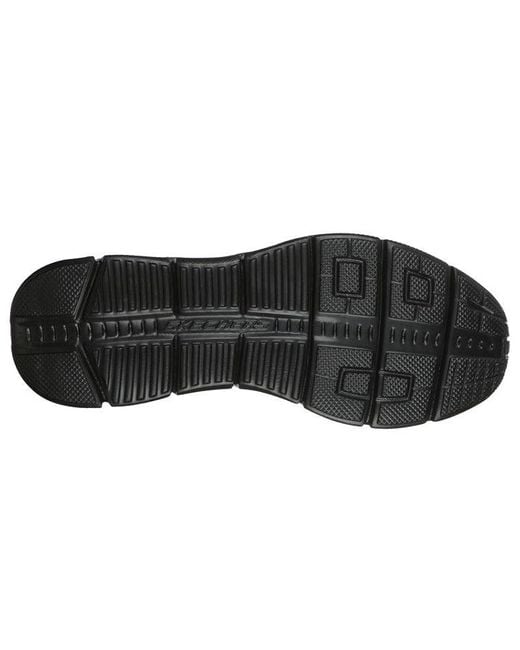 Skechers Black Equalizer 4.0 Slip-On Shoes for men