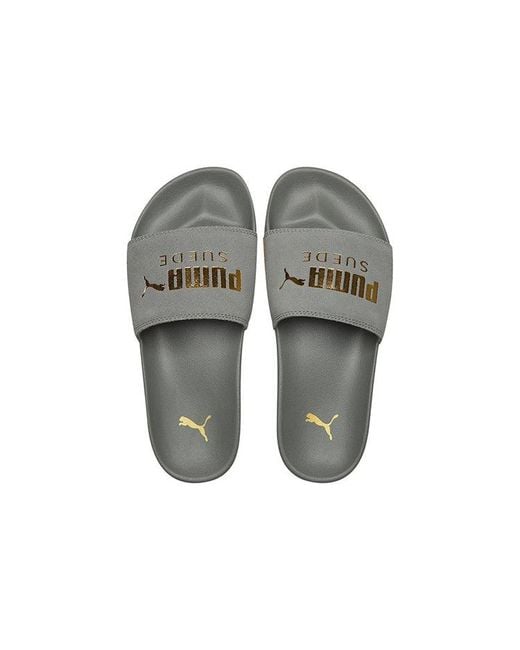 PUMA Green Leadcat Ftr Suede Classic Slide for men