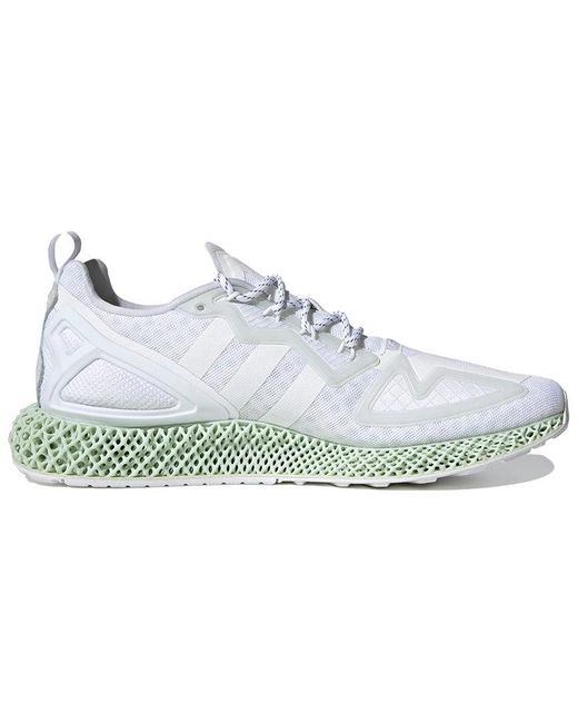 Adidas White Zx 2K 4D 'Triple' for men