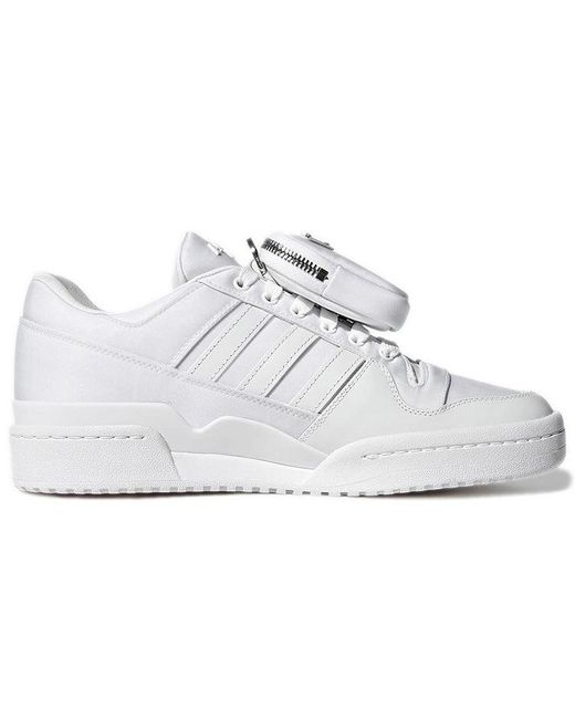 Adidas White Originals Forum Low Re-Nylon X Prada for men
