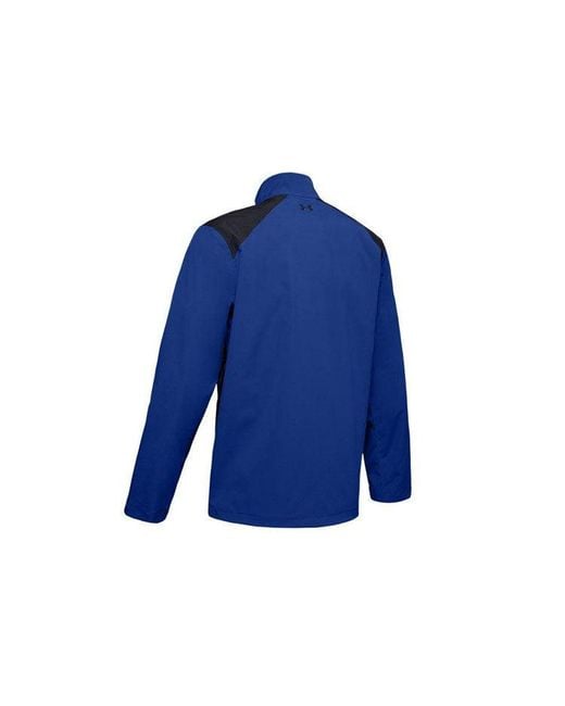 Under Armour Blue Portrush Rain Logo Jacket 'Royal' for men