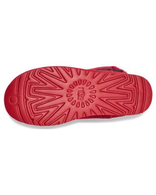 Ugg Red (Wmns) Embossed Belt Short Boots