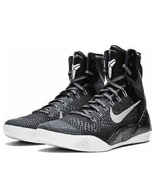 Nike Black Kobe 9 Elite Premium Qs for men