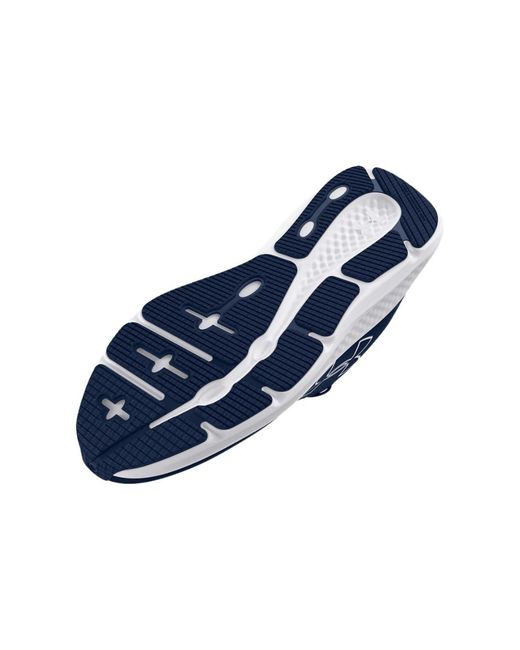 Under Armour Blue Charged Pursuit 3 Big Logo Running Shoes Tech Midnight for men