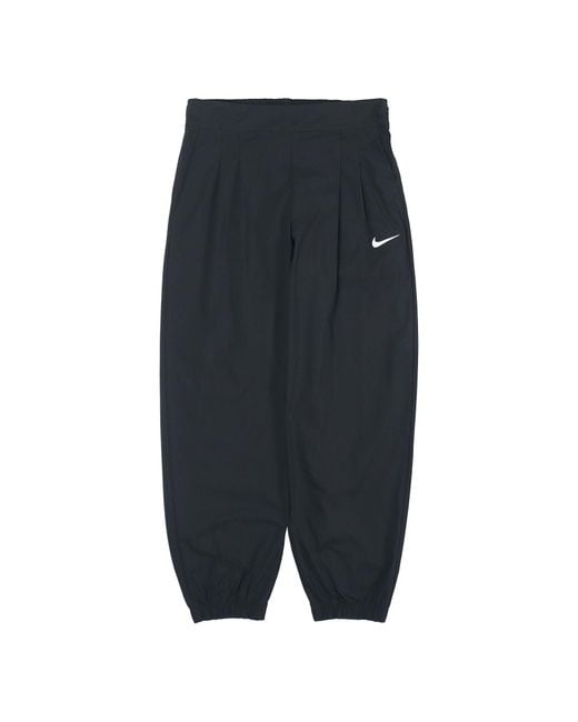 Nike Black (Wmns) Sportswear Icn Clsh Wvn Hr Jggr Causual Sports Ventilate Long Pant