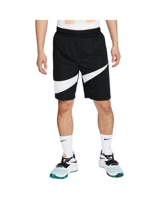 Nike Blue Colorblock Large Logo Printing Casual Shorts for men