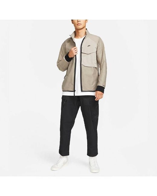 Nike Natural Sportswear Dri-Fit Tech Pack Moisture Conduction Quick Dry Casual Jacket Moon Lime for men