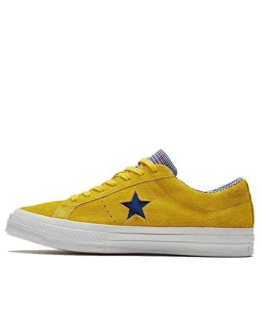 Converse Yellow One Star Suede Seasonal Colors Ox 'Amarillo/Rush' for men