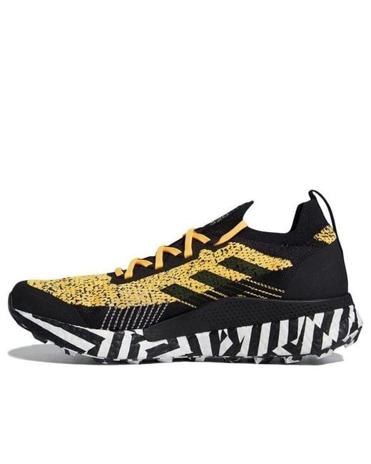 Adidas Black Terrex Two Ultra Primeblue 'Solar' for men