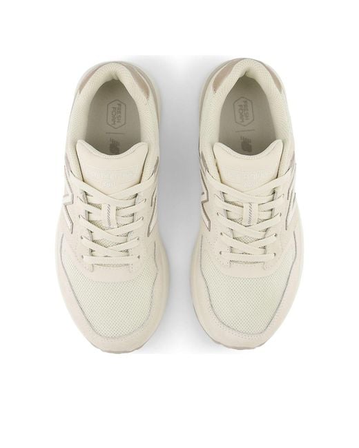 New Balance White Fresh Foam Walking 880 V6 'Linen' for men