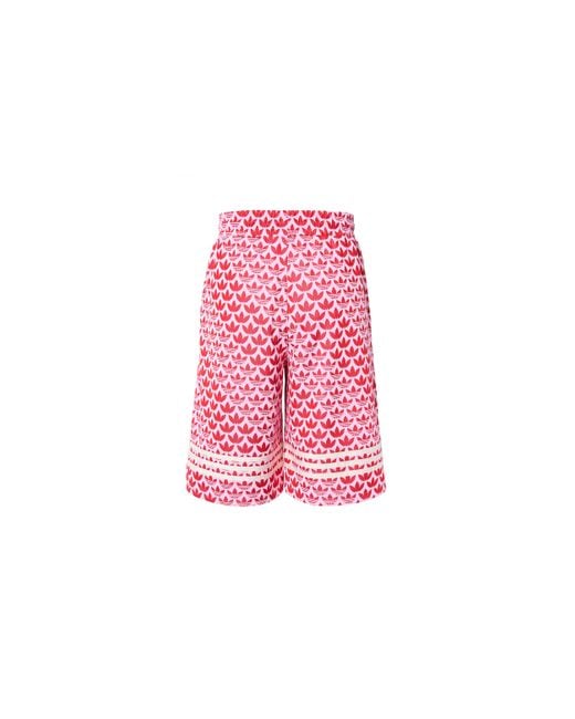 Adidas Red (Wmns) Adicolor 70S Bb Monogram Shorts