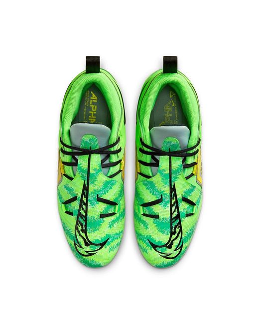 Nike Green Alpha Menace Pro 3 'Razor-Sharp Cuts' for men