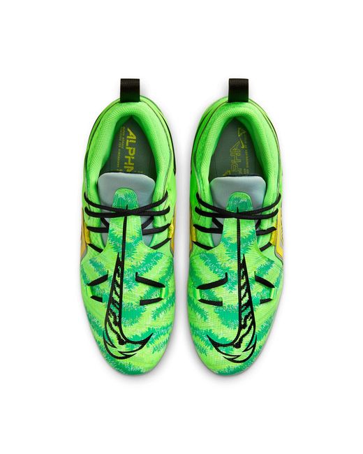 Nike Green Alpha Menace Pro 3 'Razor-Sharp Cuts' for men