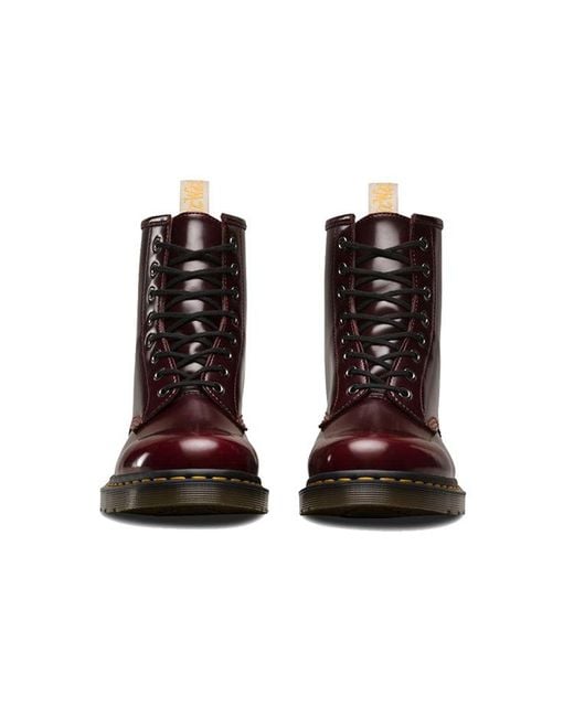 Dr. Martens Brown 10 Martin Boots Cherry Red for men