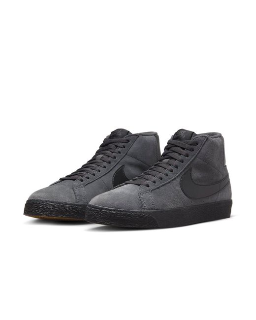 Nike Black Sb Blazer Mid 'Anthracite' for men