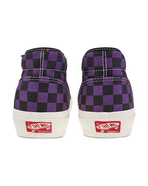 Vans Blue Og Chukka Lx 'Checkerboard for men