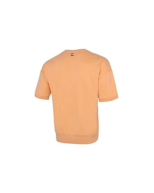 PUMA Orange Logo Essentials T-Shirt for men
