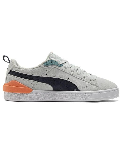 PUMA White Suede Bloc 'Ice Flow Parisian Night' for men
