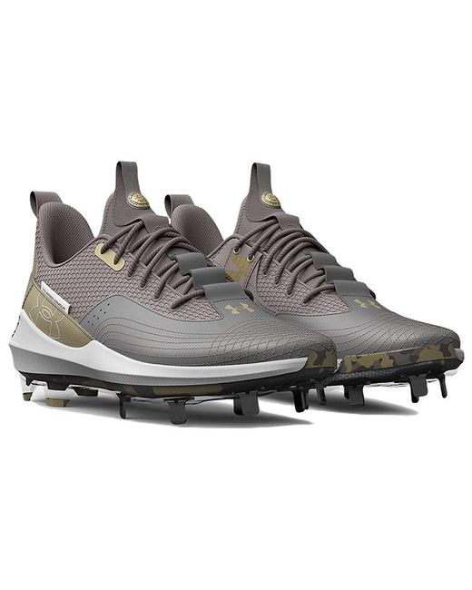 Under Armour Brown Harper 7 Low St Le 'Metallic Pewter Camo' for men