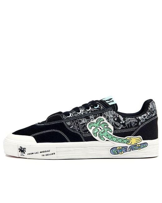 Li-ning Blue (Wmns) X Steven Harrington Hand-Plant Shoes