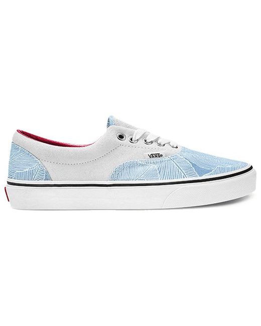 Vans White Era Retro Low Top Casual Skate Shoes for men