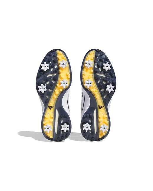 Adidas White Zg23 Golf Shoes Collegiate Solar' for men