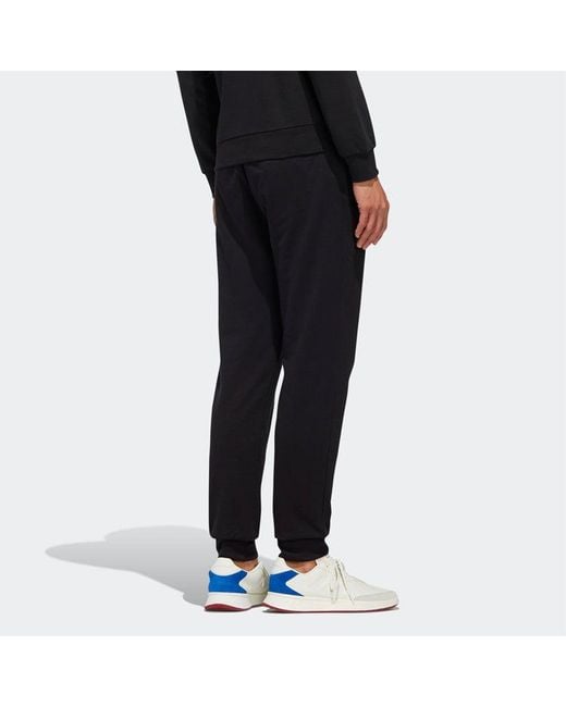 Adidas Black Neo Lacing Printing Sports Pants for men