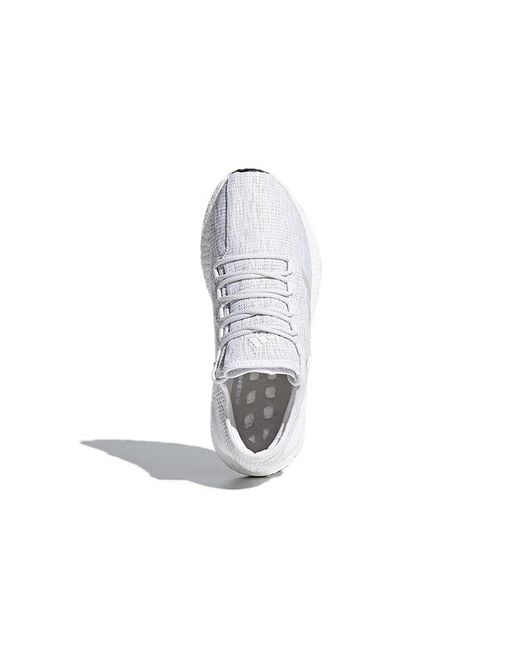 Adidas White Pureboost 'Cloud' for men