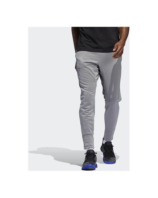 Adidas Gray Harden Pant 2 Basketball Sports Long Pants for men