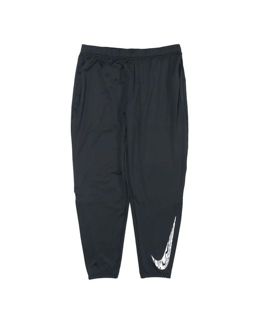 Nike Gray Essential Wild Quick-Drying Print Knit Running Sports Pants for men