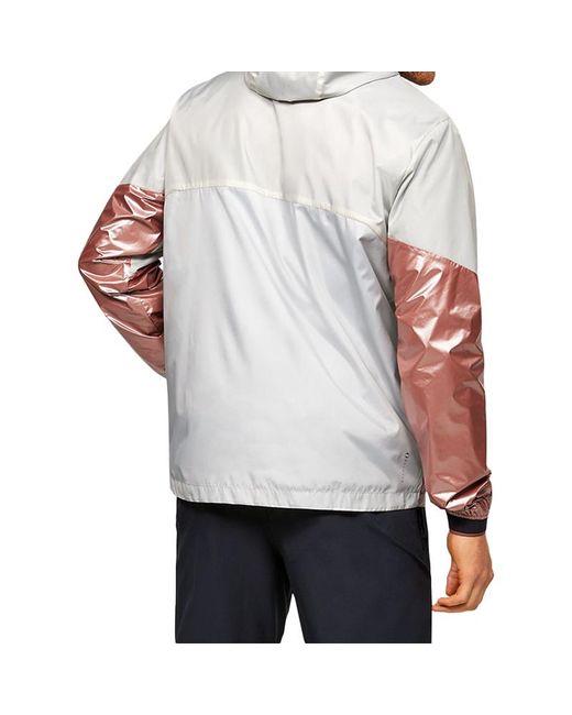 Under Armour White Recover Legacy Windbreaker Jacket Rose' for men