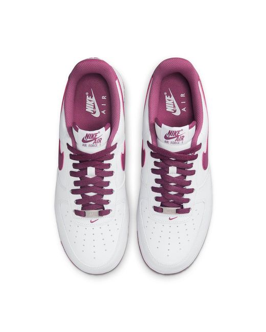 Nike White Air Force 1 '07 'Light Bordeaux' for men