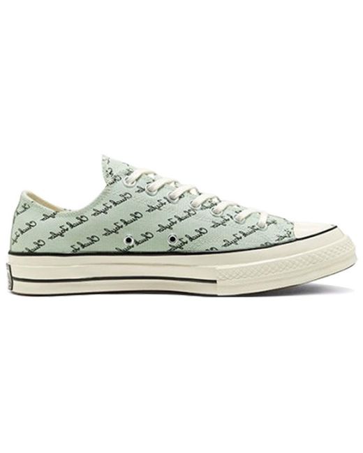 Converse White Chuck 70 Low 'Scripted Signature Print for men