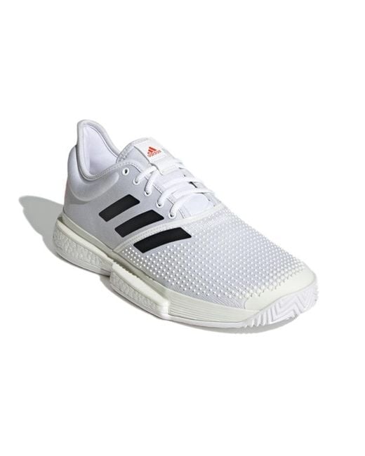 Adidas White Solecourt Primeblue for men