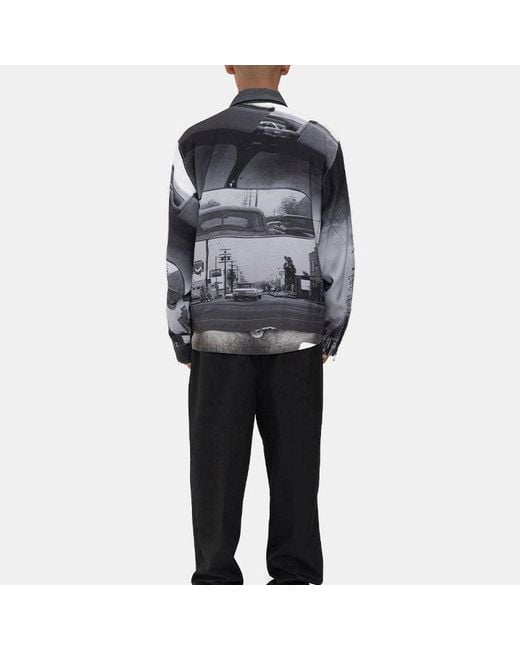 Stussy Blue Hopper Jacket for men