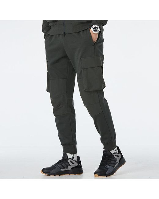 Adidas Black Th Pnt Fab Fleece Stay Warm Casual Bundle Feet Sports Pants for men