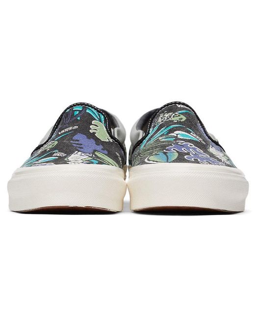 Vans Blue Og Classic Slip-On Lx 'Parrot Hawaiian for men