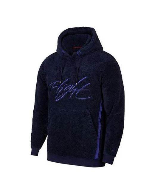 Nike Blue Flight Fleece Stay Warm Contrasting Colors Sports for men