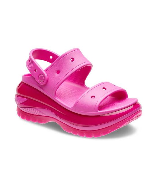 CROCSTM Pink Mega Crush Sandal 'Juice' for men