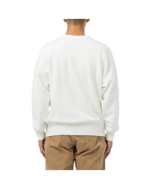 Human Made White Crewneck Rabbit Sweatshirt for men